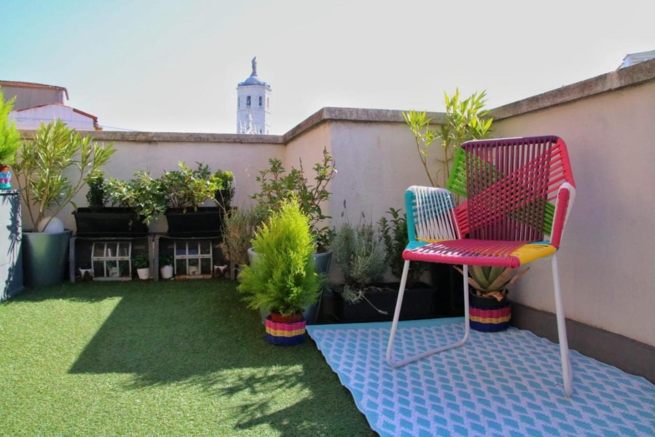 El Atico De Valladolid - Centro - Terraza - Wifi Eksteriør billede